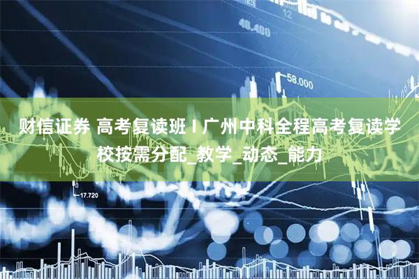 财信证券 高考复读班 I 广州中科全程高考复读学校按需分配_教学_动态_能力