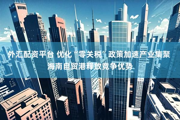 外汇配资平台 优化“零关税”政策加速产业集聚 海南自贸港释放竞争优势