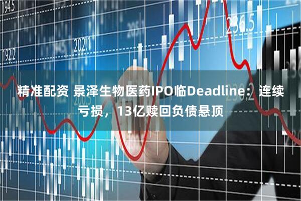 精准配资 景泽生物医药IPO临Deadline：连续亏损，13亿赎回负债悬顶